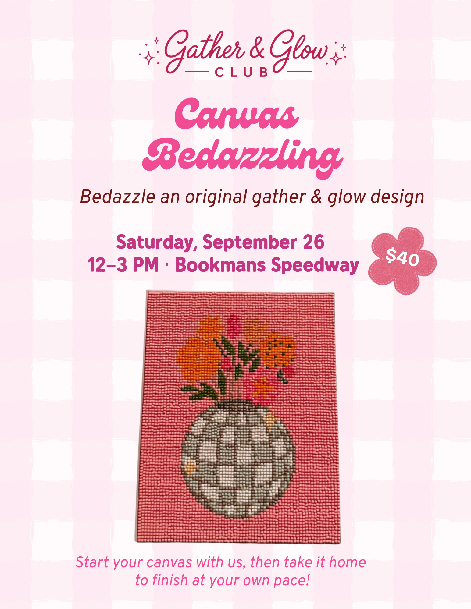 Canvas Bedazzling